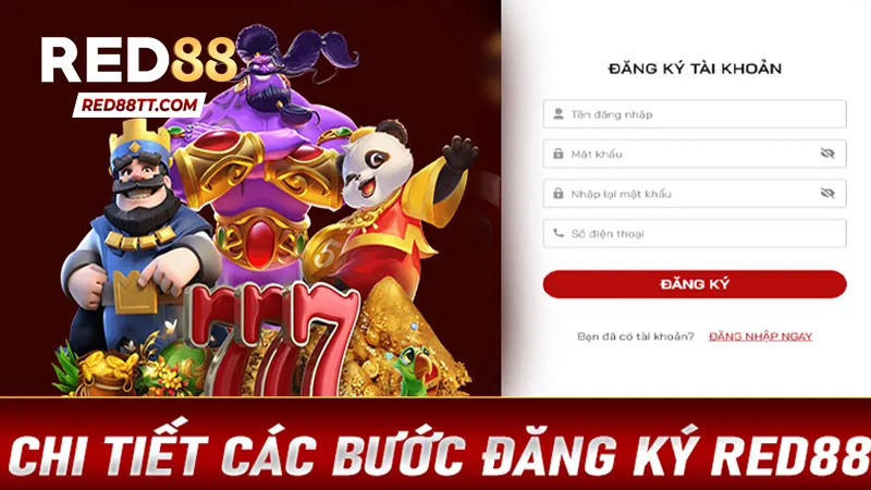 Quy Trình Đăng Ký Tài Khoản Red88